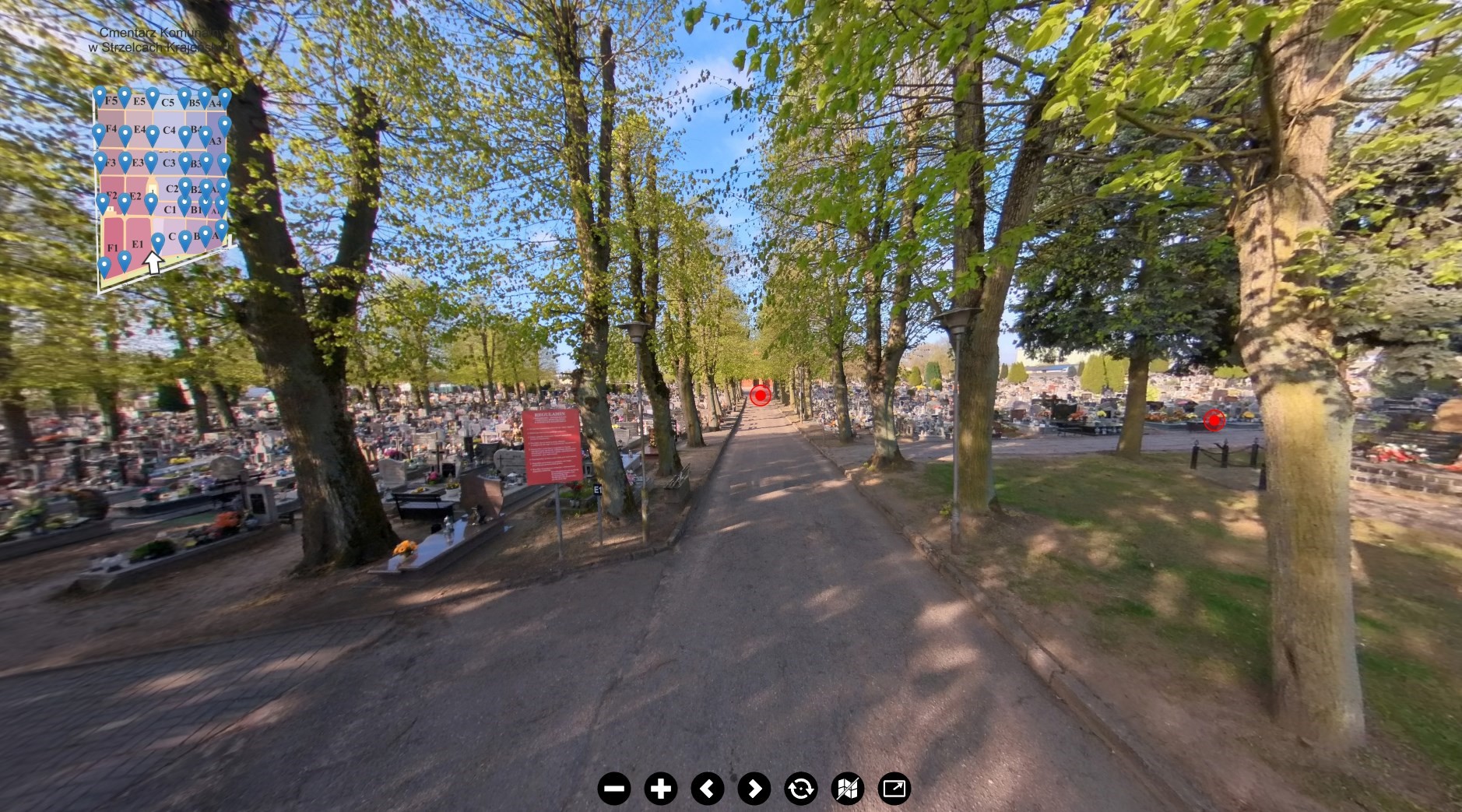 Obraz przedstawiający Cmentarz Strzelce Krajeńskie