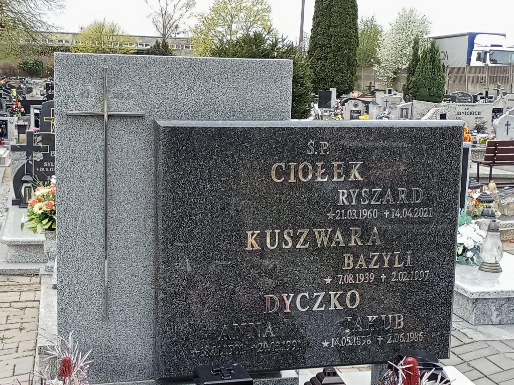 Grób Jakub Dyczko