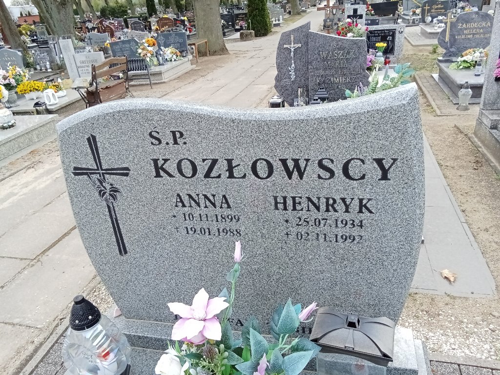 Grób Henryk Kozłowski