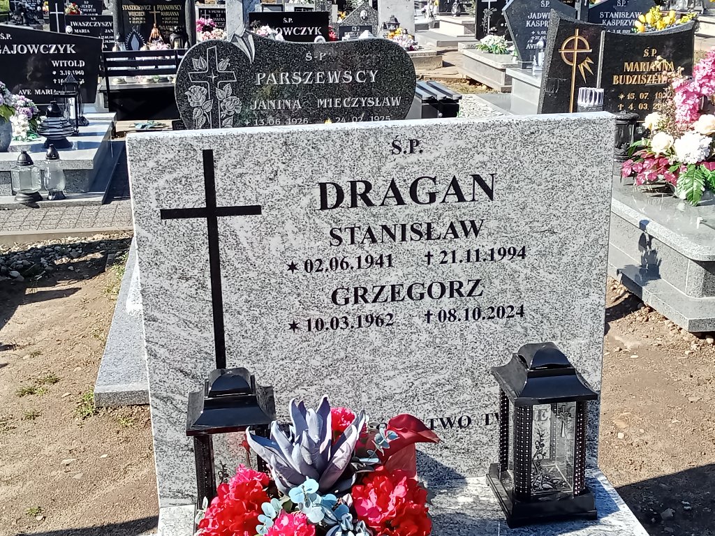 Grób Stanisław Dragan