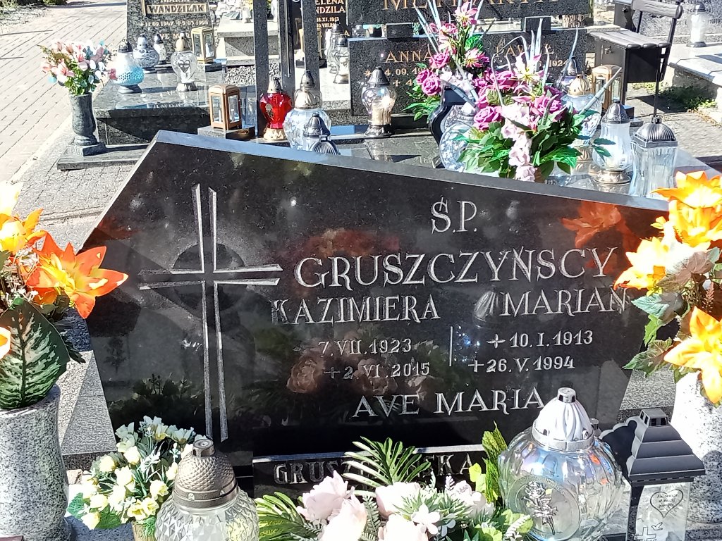 Grób Kazimiera Gruszczyńska