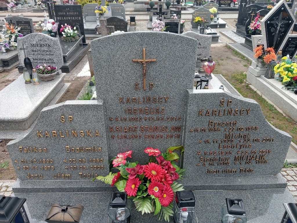 Grób Bogumiła Karlińska