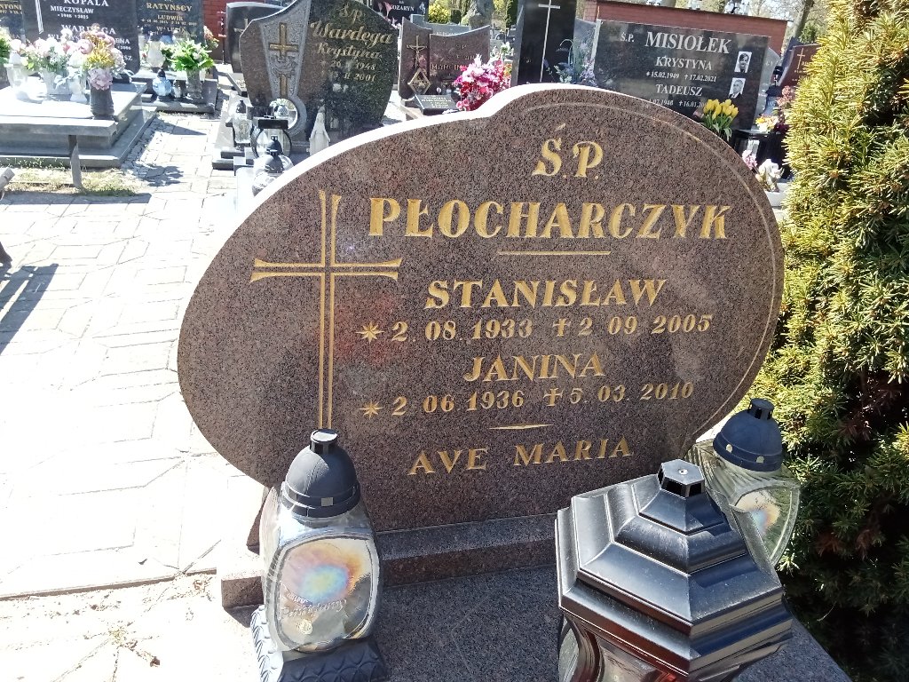 Grób Janina Płocharczyk
