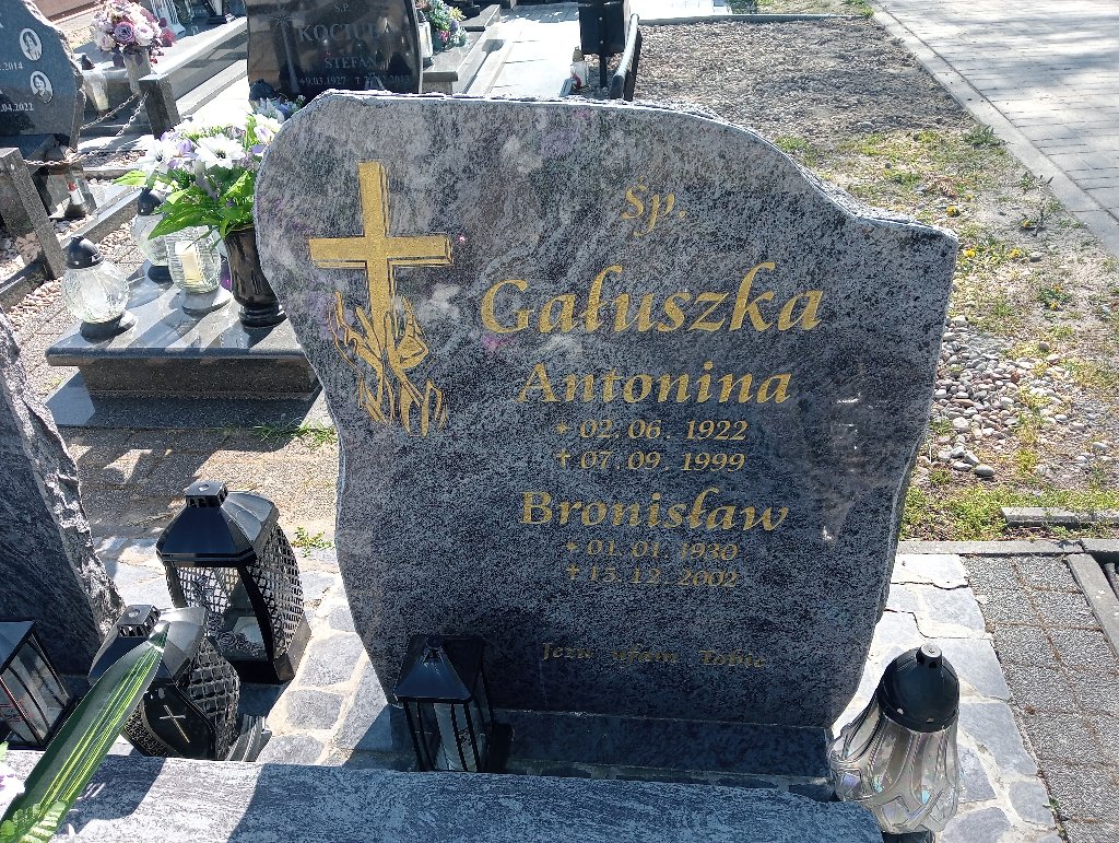 Grób Antonina Gałuszka