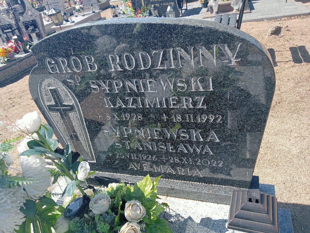 Grób Stanisława Sypniewska