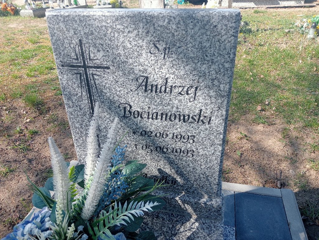 Grób Andrzej Bocianowski
