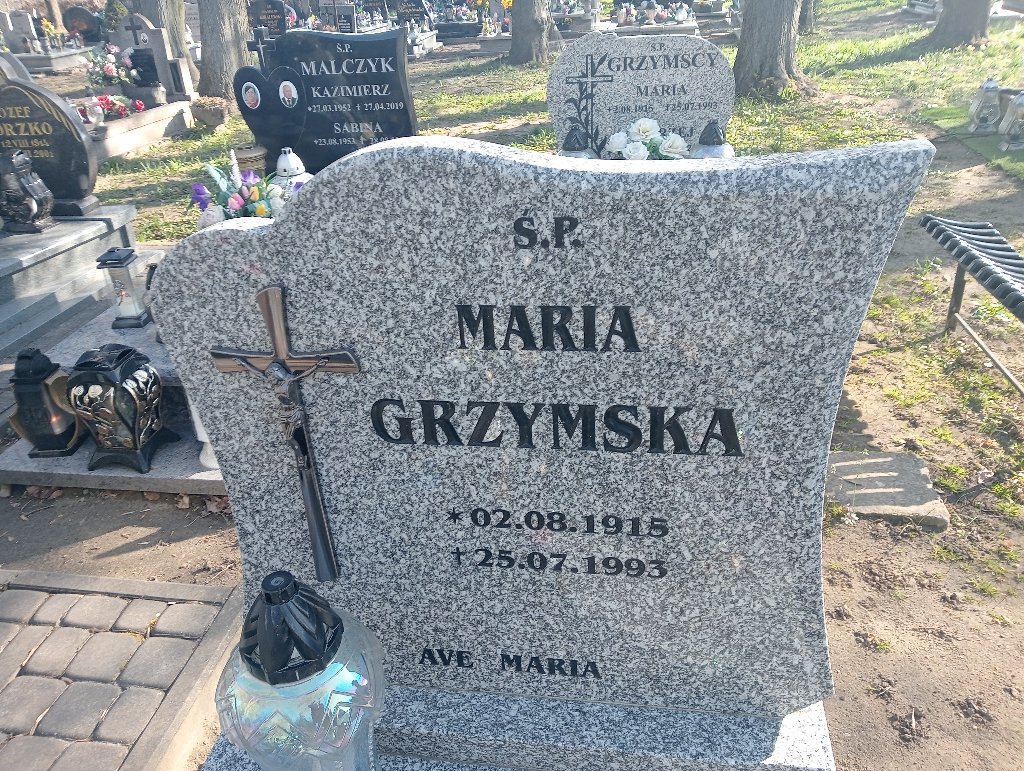 Grób Maria Grzymska